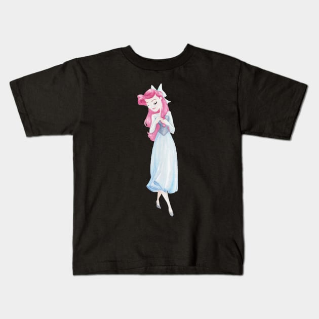 Princess 38 Kids T-Shirt by littlemoondance